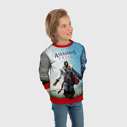 Свитшот детский Assassins Creed, цвет: 3D-красный — фото 2