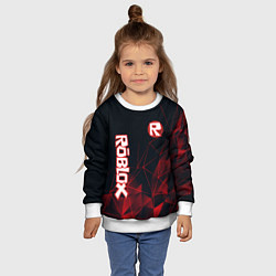 Свитшот детский ROBLOX, цвет: 3D-белый — фото 2