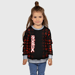 Свитшот детский Roblox, цвет: 3D-меланж — фото 2