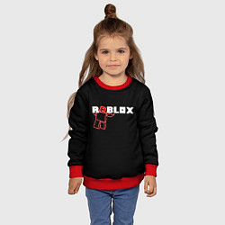 Свитшот детский Роблокс Roblox, цвет: 3D-красный — фото 2