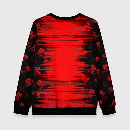 Детский свитшот Roblox / 3D-Черный – фото 2