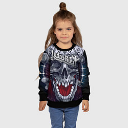 Свитшот детский Judas Priest, цвет: 3D-черный — фото 2