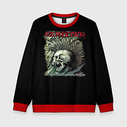 Свитшот детский The Exploited, цвет: 3D-красный