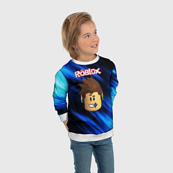 Свитшот детский ROBLOX, цвет: 3D-белый — фото 2