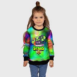 Свитшот детский BRAWL STARS VIRUS 8-BIT, цвет: 3D-черный — фото 2