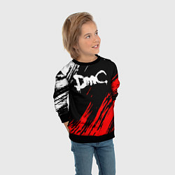 Свитшот детский DEVIL MAY CRY DMC, цвет: 3D-черный — фото 2
