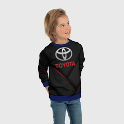 Свитшот детский TOYOTA, цвет: 3D-синий — фото 2