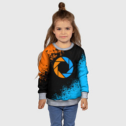 Свитшот детский PORTAL, цвет: 3D-меланж — фото 2