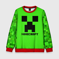 Свитшот детский MINECRAFT, цвет: 3D-красный