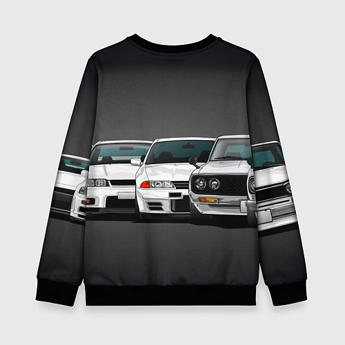 Детский свитшот NISSAN / 3D-Черный – фото 2
