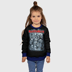 Свитшот детский Iron Maiden, цвет: 3D-синий — фото 2