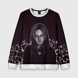 Свитшот детский Pyrokinesis, цвет: 3D-белый