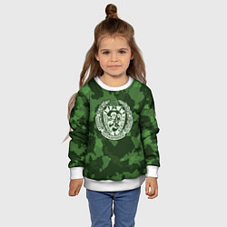 Свитшот детский Пограничные Войска, цвет: 3D-белый — фото 2