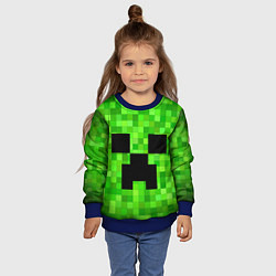 Свитшот детский MINECRAFT, цвет: 3D-синий — фото 2