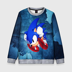 Свитшот детский Sonic, цвет: 3D-меланж