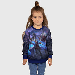 Свитшот детский DEVIL MAY CRY, цвет: 3D-синий — фото 2