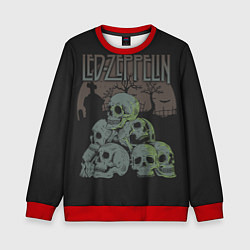 Свитшот детский Led Zeppelin, цвет: 3D-красный