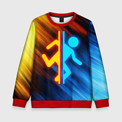 Свитшот детский PORTAL, цвет: 3D-красный