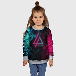 Свитшот детский LINKIN PARK, цвет: 3D-меланж — фото 2