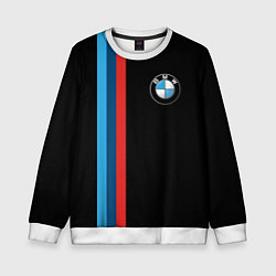 Свитшот детский BMW, цвет: 3D-белый