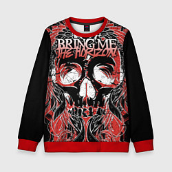 Свитшот детский Bring Me the Horizon, цвет: 3D-красный