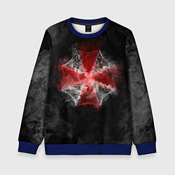 Свитшот детский RESIDENT EVIL 3, цвет: 3D-синий