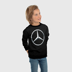Свитшот детский MERCEDES-BENZ CARBON, цвет: 3D-черный — фото 2