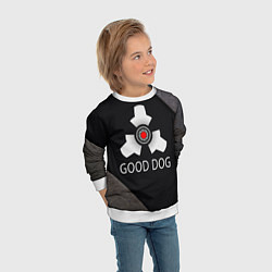 Свитшот детский HL good dog, цвет: 3D-белый — фото 2