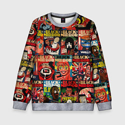 Детский свитшот ЧЕРНОЕ ЗЕРКАЛО