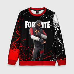 Свитшот детский FORTNITE IKONIK, цвет: 3D-красный