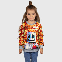 Свитшот детский MARSHMELLO, цвет: 3D-меланж — фото 2