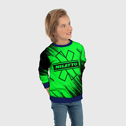 Свитшот детский NILETTO, цвет: 3D-синий — фото 2
