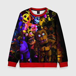 Свитшот детский Five Nights At Freddy's, цвет: 3D-красный