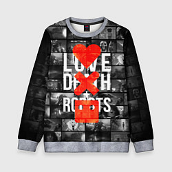 Свитшот детский LOVE DEATH ROBOTS LDR, цвет: 3D-меланж