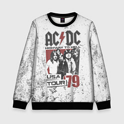 Свитшот детский ACDC, цвет: 3D-черный