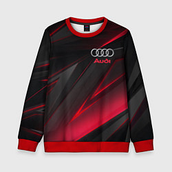 Свитшот детский AUDI, цвет: 3D-красный