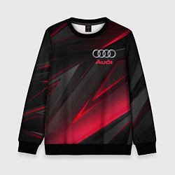 Свитшот детский AUDI, цвет: 3D-черный
