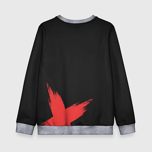 Детский свитшот Punk-rock / 3D-Меланж – фото 2