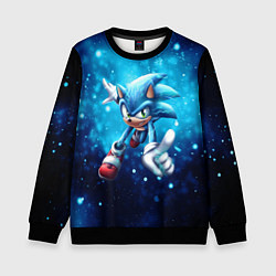 Свитшот детский SONIC, цвет: 3D-черный