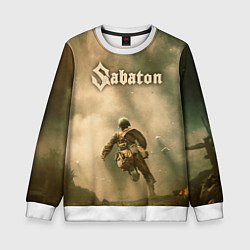 Свитшот детский Sabaton, цвет: 3D-белый