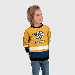 Свитшот детский Нэшвилл Предаторз, цвет: 3D-черный — фото 2