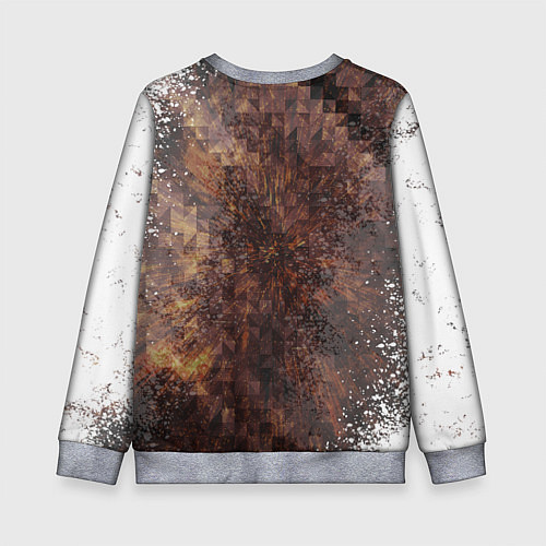 Детский свитшот Stigmata logo / 3D-Меланж – фото 2