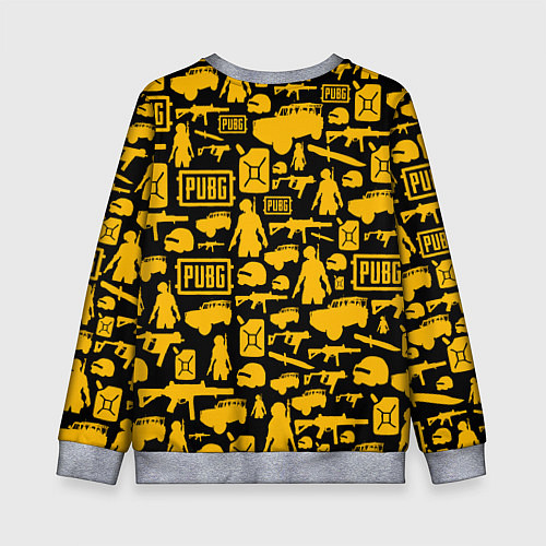 Детский свитшот PUBG / 3D-Меланж – фото 2