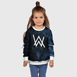 Свитшот детский Alan Walker, цвет: 3D-белый — фото 2