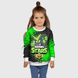 Свитшот детский BRAWL STARS VIRUS 8 BIT, цвет: 3D-белый — фото 2