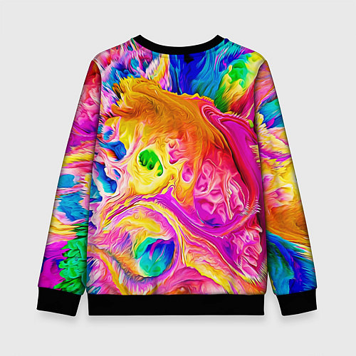 Детский свитшот TIE DYE / 3D-Черный – фото 2