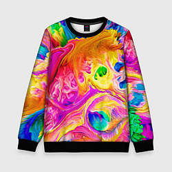 Свитшот детский TIE DYE, цвет: 3D-черный