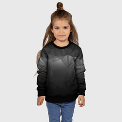 Свитшот детский GRAY GEOMETRY, цвет: 3D-черный — фото 2