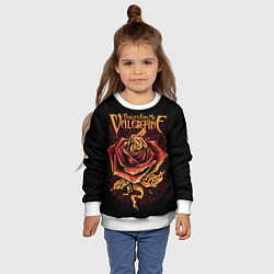 Свитшот детский Bullet For My Valentine, цвет: 3D-белый — фото 2
