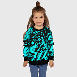 Свитшот детский Roblox, цвет: 3D-черный — фото 2